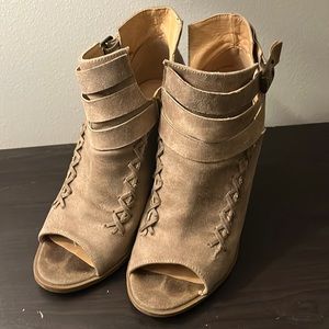 Open Toe Booties